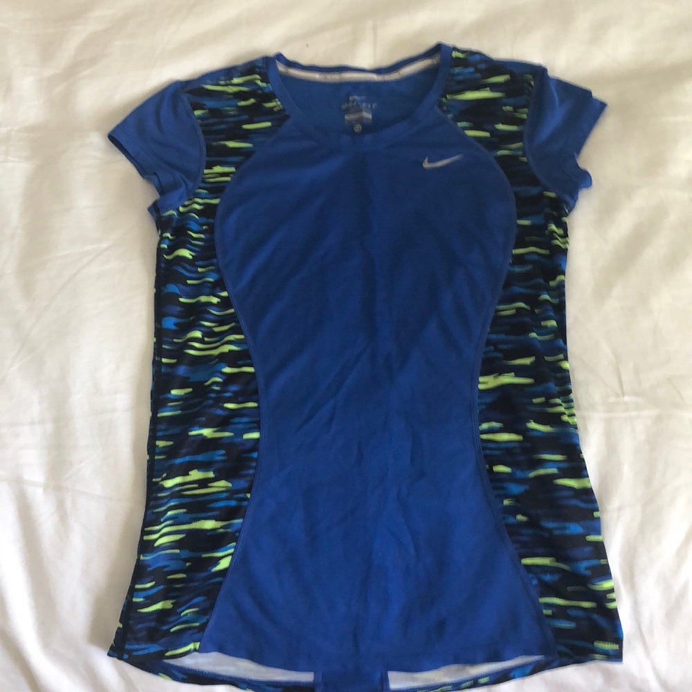 Nike royal blue t shirt